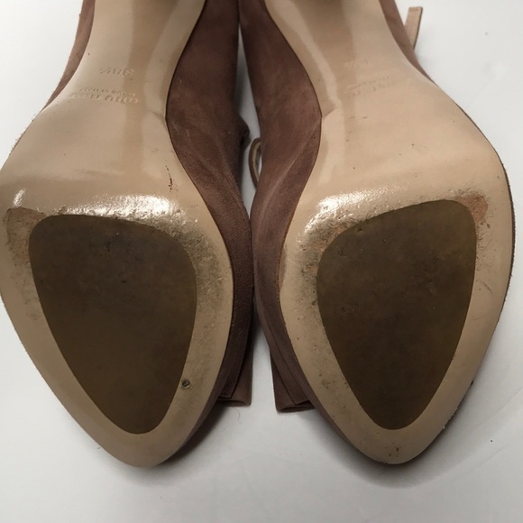 Miu Miu Suede Peep toe Mary Janes - Picture 7 of 9